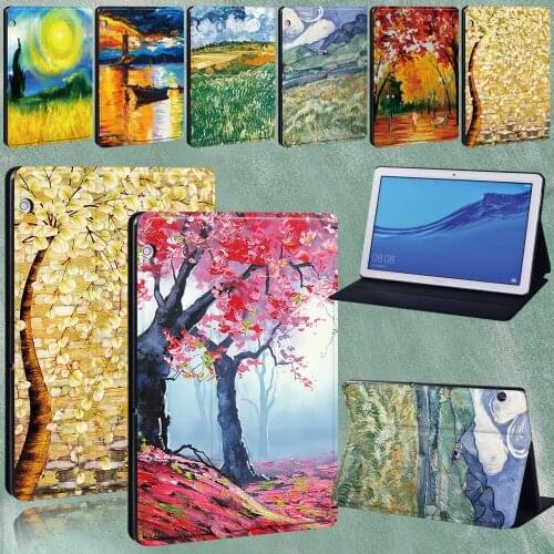 For Huawei MediaPad T3 8.0/T5 10/T3 10/M5 Lite 10.1/M5 10.8 Shockproof Anti-Fall Protection Tablet Case +Stylus