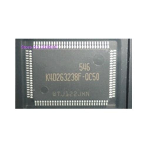 In stock 5pcs/lot K4D263238F-QC50 K4D263238F-QC K4D263238F K4D263238 TQFP-100