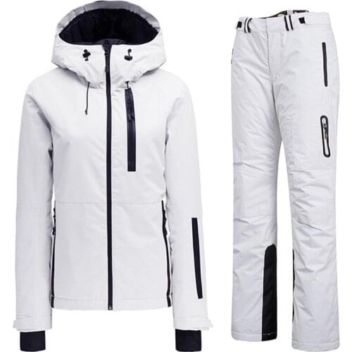 2019 Winter Ski Suit Women Outdoor Skiing And Snowboarding Sets Ski Jacket Women Snowboard Suit Waterproof Snow Clothes Thermal