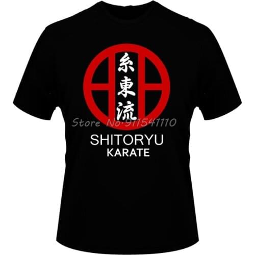 Best Gift Mens T-Shirt Shitoryu Karate T Shirts Top Quality Fashion Short Sleeve Men Tshirt mens Tee Shirts Tops Men T-shirt