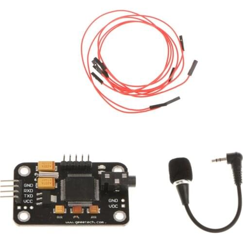 Speech Voice Recognition Module & microphone with 4Pin Cable for