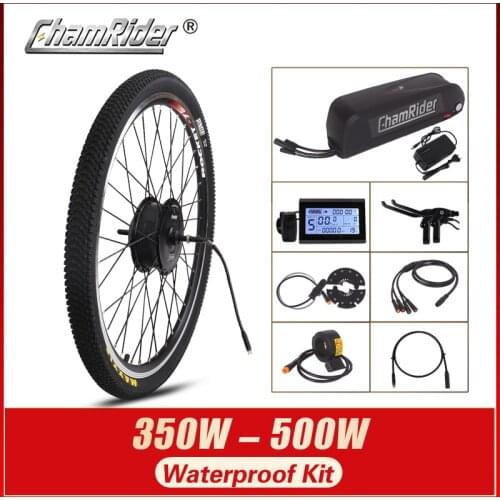 Motor Wheel 500W Electric Bicycle Kit 48V ebike Conversion Kit 36V Ebike Kit MXUS Hub Motor Hailong Battery Waterproof Julet