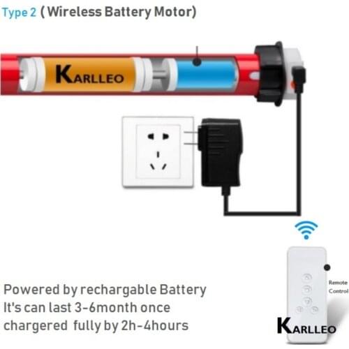 Motorized Roller Blinds Electric Solar Shades Window Blackout Curtains Custom Made Wireless Rechargable Motor 38mm Tube