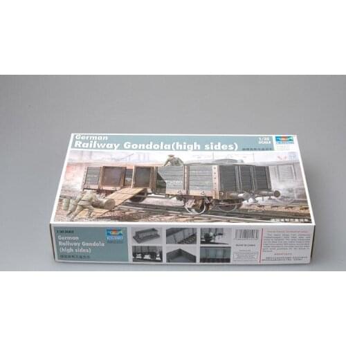 Trumpeter 01517 1/35 German Railway Gondola(High Sides)Model Kit