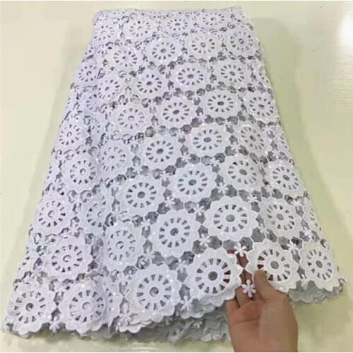 Nigerian lace fabric african material high quality swiss lace fabric voile suisse coton 2020 dubai fabric 5yard