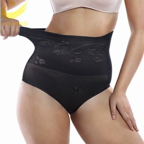 LAZAWG Womens Underwear Soft Cotton High Waist Breathable Mesh Lace Color Briefs Panties Shapewear Cincher Girdle Tummy Control