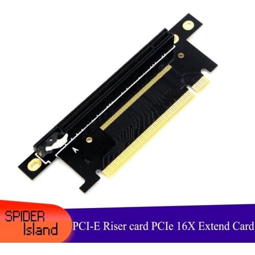 PCI-E 16X Riser Card X16 Graphics Card PCIe Riser Card Full Height 4CM Reverse Adapter Card