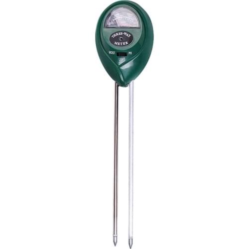 Soil PH Meter 3-In-1 Soil Tester Humidity Lamp PH Meter Tool