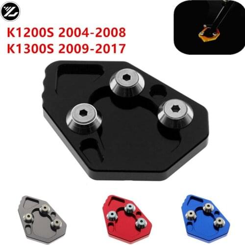 Side Stand Kickstand Enlarge Extension Pad for BMW K1300S 2009-2012 K1300R 2009-2013 K1300 S/R K1200S K1200R K1200 S/R