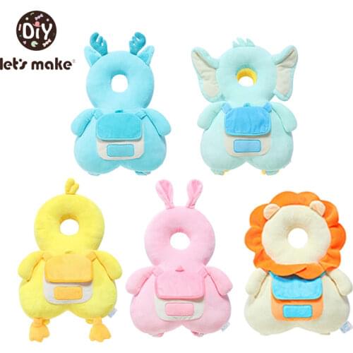 Let‘s Make Baby Safe Pillow 1pc Infant Protection Children Head Nursing Pillows Prevent Hurt Grooves Baby Fix Sleeping Position