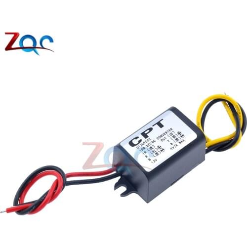 DC to DC Converter 12V Step Down to 9V 2A 15W Power Supply DC Inverter Commutator Translator Module Waterproof