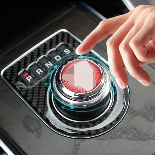 Car Gear Shift Knob Logo Cover For Jaguar F-PACE XEL XFL XE XJL Shift Lever Head Badge Sticker Cap ABS Car Styling Accessories
