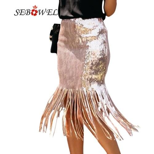 SEBOWEL High Waist Skirts For Women