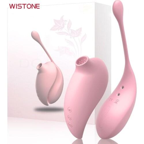 Nipple Sucking Vibrator G-Spot Dildo Vibrators Eggs Clitoris Stimulator vaginal balls with Suction Vibration Sex Toys for Women
