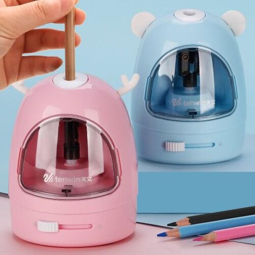 Electric Pencil Sharpener cartoon cute Pencil Sharpener for pupils Children Pencil Sharpener Stationery
