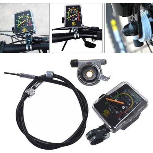 Mechanical Bike Resettable Odometer Speedometer Universal for Mountain Road Bike