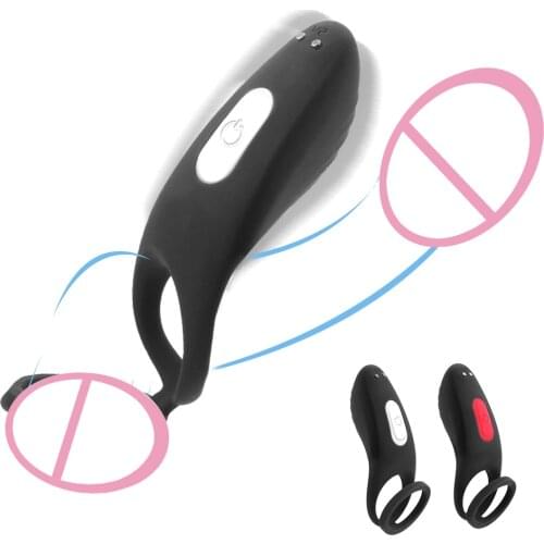 VATINE 9 Speed Penis Ring Vibrating Cock Ring Sex Toys for Men Couples Sex Ring Cockring Remote Control Products for Adults