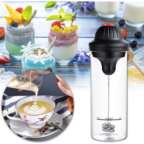 Milk Frother Electric Foamer Coffee Foam Maker Milk Shake Mixer Battery Jug Cup Stirrer Mini Portable Blender Kitchen Whisk Tool