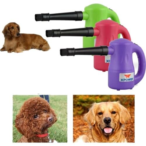 Xpower B-53 Portable Dog Cat Dryer Mini Pet Hair Dryer Recharge Pet Cat Hair Blower Low Noise Multifunction Dust clean computers