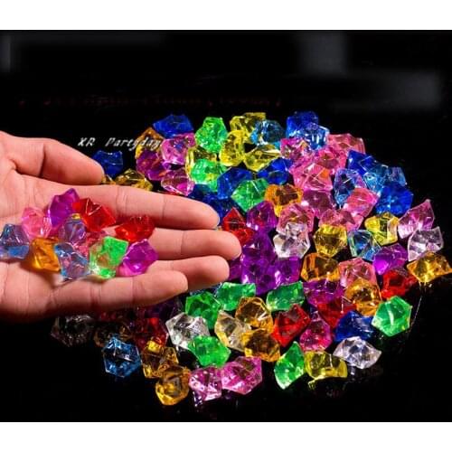 100pcs Pirate Jewels Treasure Chest Pirate Party Crystal Gems Vase Filler Confetti Decorations home decor birthday