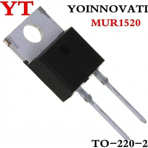 30pcs/lot MUR1520 MUR1520G TO220-2 IC Best quality