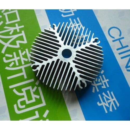 Fast Free Ship 5PCS/LOT LED radiator/sunflower aluminum radiator diameter:81mm,inner hole 11mm,high 10mm heatsink