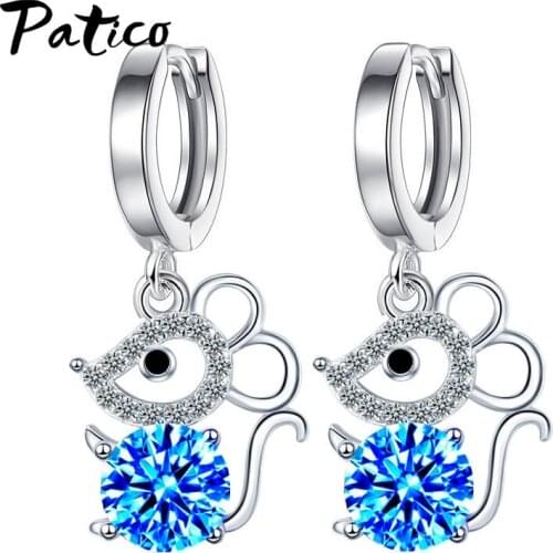 Cute Flower Wedding Engagement Rings For Women Girls CZ Cubic Zirconia 925 Sterling Silver Fashion Jewelry Wholesale