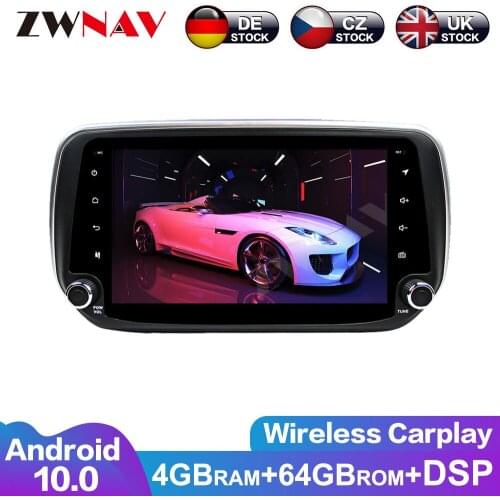 Android 10.0 Screen PX6 DSP For Hyundai Santa Fe IX45/Tucson 2018 Car No DVD GPS Multimedia Player Head Unit Radio Audio Stereo