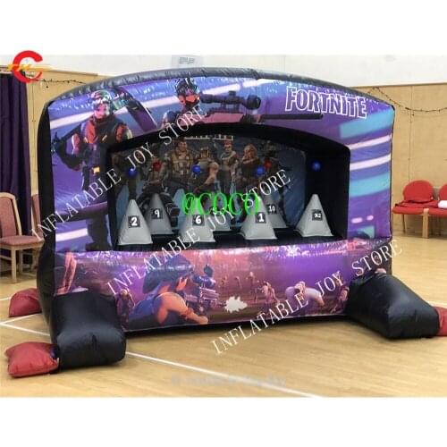 Free air shipping to door, newest 3.5x2.5mH interactive inflatable archery game with hover balls for archery target sports