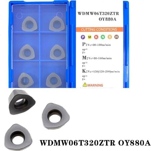 BEYOND WDMW WDMW06T320ZTR OY880A WDMW06T320 High Quality Carbide Insert Processing Stainless Steel And Steel 10pcs