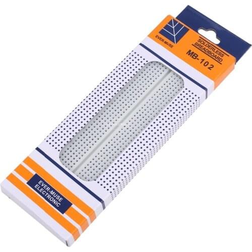 BlueRaven Breadboard 830 Point Solderless PCB Bread Board MB-102