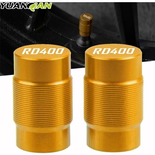 For Yamaha RD400 C/D/E/F 1976 1977 1978 1979 Motorfiets Accessoires Wiel Ventieldopjes CNC Aluminium Luchtdicht cover RD400 logo