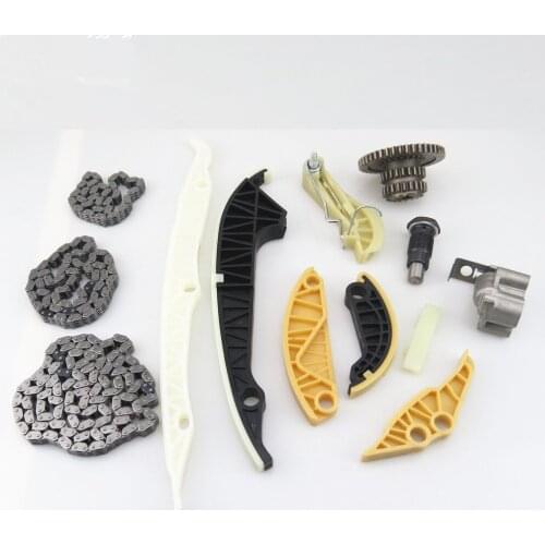 FHAWKEYEQ 13 Pcs 2.0T Engine Timing Chain Kit For VW Beetle Jetta Passat B6 Tiguan GTI A5 A3 A4 A6 Q5 06H 109 507N 06K 109 467 K