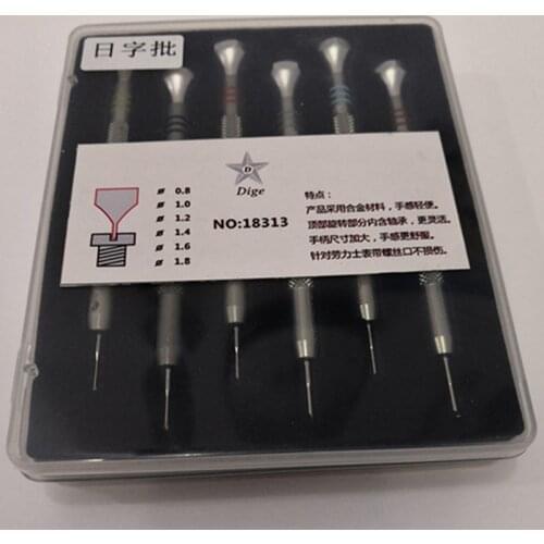 Stainless Steel Rlx Watch Bracelet Adjusting Tool Watch Screwdriver for Watch Repair Special T-type for removing strap knuckle