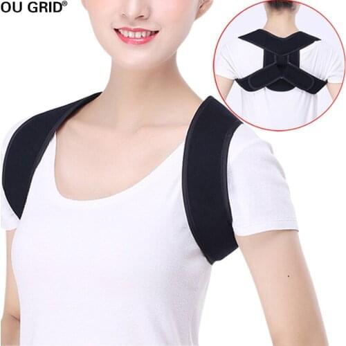 Back Posture Corrector Powerful Magic Stickers Adjustable Clavicle Back Brace Providing Pain Relief From Neck,Back and Shoulder
