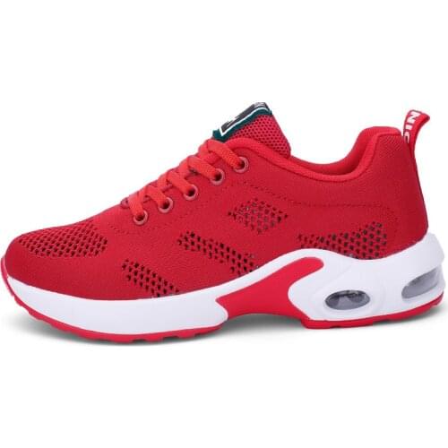 Fashion Women Lightweight Sneakers Outdoor Sports Running Shoes Plus Size Breathable Mesh Comfort Summer Shoes Girls Air Cushion