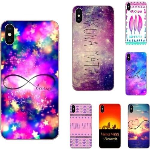 Soft Capa Cover Case For Huawei Honor Mate 20 p40 lite pro 10i 20i 8S lite Y9 Y7 Y5 Prime 2019 2018 Hakuna Matata Infinity