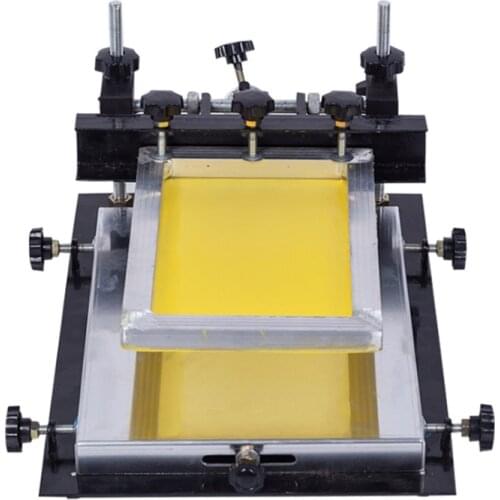 Small manual silk screen station SMT manual stamping station solder paste screen printing machine screen printing machine