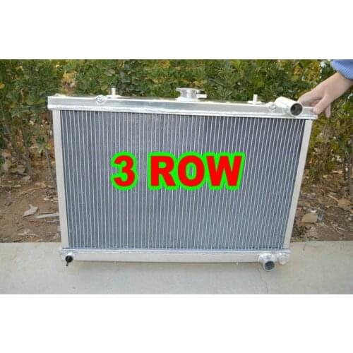 NEW 3ROWS aluminum RADIATOR FOR NISSAN SKYLINE S13 CA18 R32 RB20