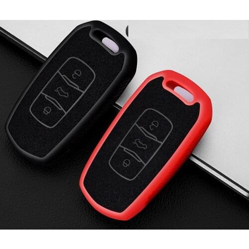 Plastic+Leather Car Key Case Cover For Geely Atlas Boyue NL3 EX7 Emgrand X7 EmgrarandX7 SUV GT GC9 borui Car remote key case