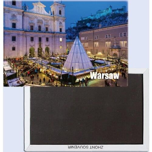 Warsaw, Poland Travel Gifts 78*54mm Souvenir Fridge Magnet 25265 Home accessories