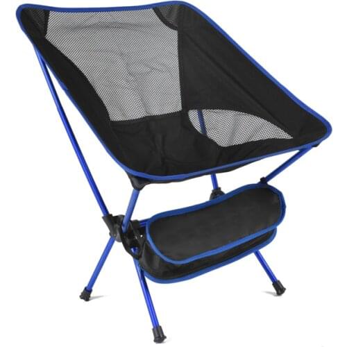 ZK30 Portable Folding Chair Travel Ultralight High Load Outdoor Camping Chair Beach Hiking Picnic Seat Fishing Tools Chair