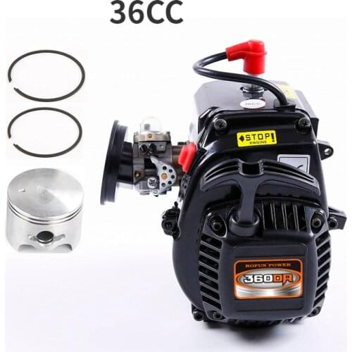 Rovan 36cc Double Piston Ring 4 Bolt Motor Gasoline Engine for 1/5 REDCAT HPI Baja 5B 5T KM LOSI 5IVE-T FG RC CAR PARTS