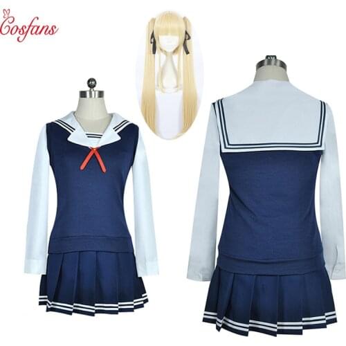 Saekano: How to Raise a Boring Girlfriend Eriri Spencer Sawamura Sweaters Sailor Suit School Uniform Dress Cosplay Costumes wig