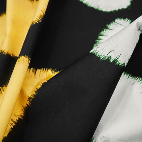 Olive Green Eyes Digital Pure Cotton Fabric For Dress Shirt Tissus Au MÈTre Telas Por Metro Ткань Для Шитья Sewing Tecido Coton