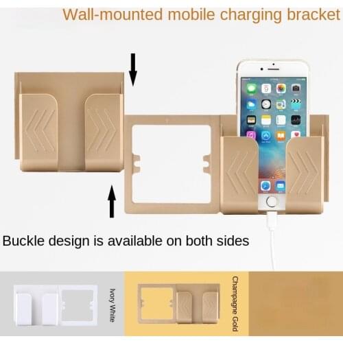 USB socket mobile phone charging placement rack, 86mm*86mm phone holder, electrical socket and accessories, socker holder