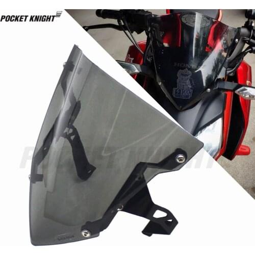 Windshield Pare-brise For HONDA CB190R CBF190R 2016 - 2020 Motorcycle Accessories Windscreen Smoke Wind Deflectors
