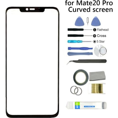 Replacement Front Glass Screen Lens Repair Parts Kit for Huawei Mate 20 Lite Pro Front Glass Screen Kit