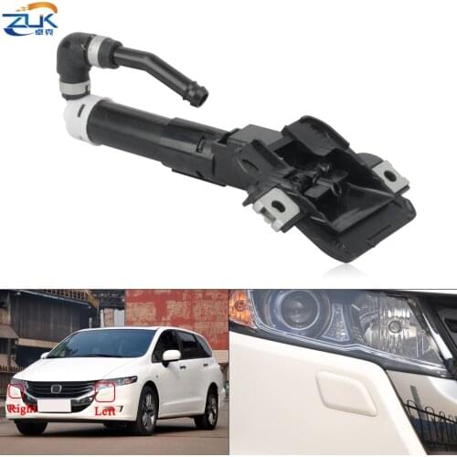 ZUK Front Bumper Headlight Washer Nozzle For HONDA ODYSSEY RB3 2009-2014 Headlamp Cleaner Water Spray Jet
