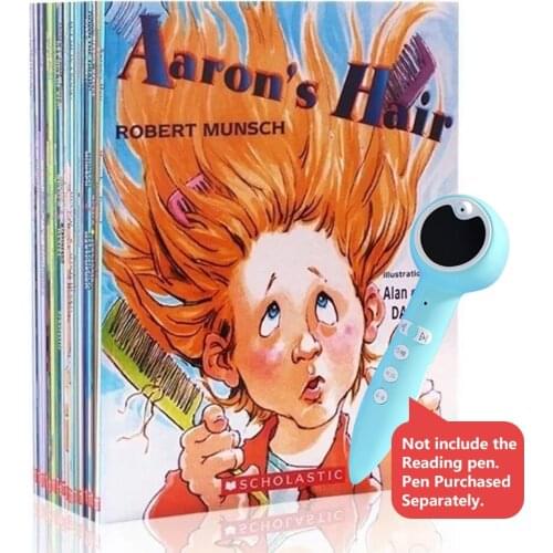 23 Books/set Robert Munsch Learn English Coloring Books for Kids Children Comic Book Early Educational Toys for Children